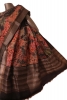 Pure Floral Tussar Silk Saree